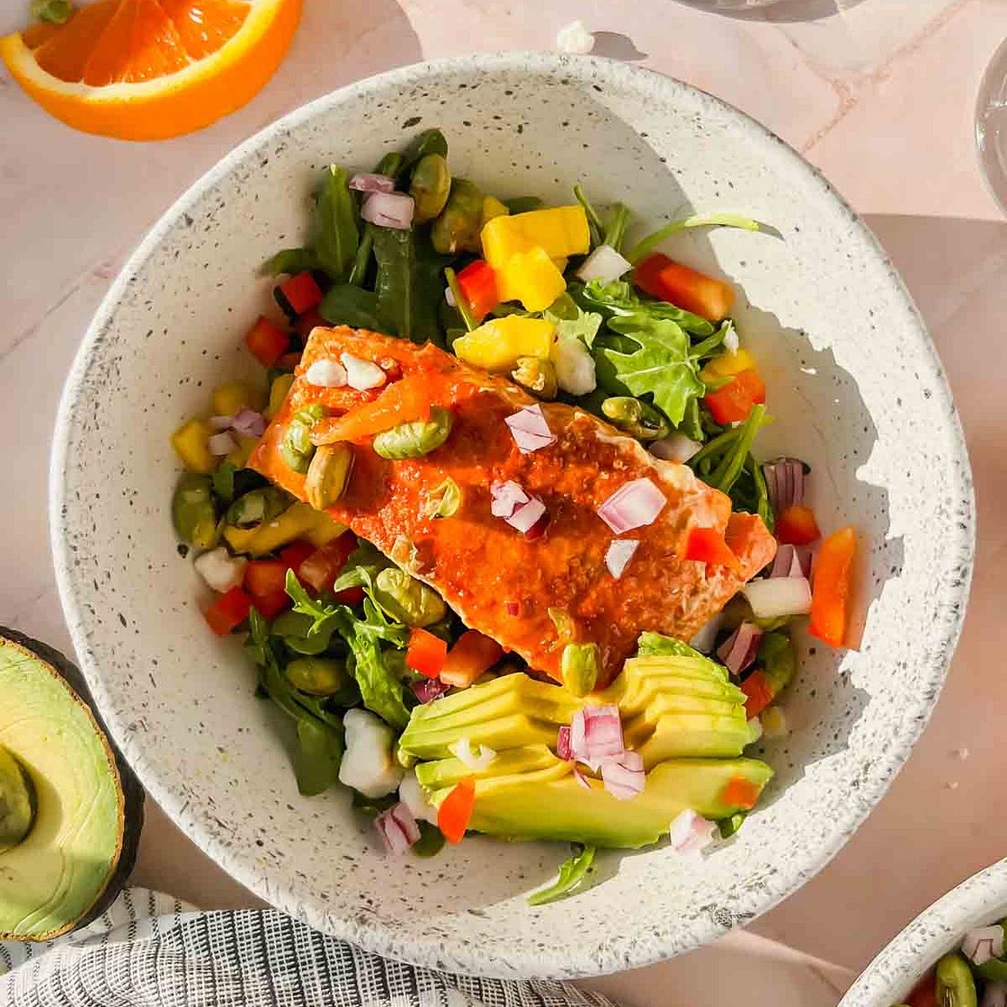 Mango Salmon Salad
