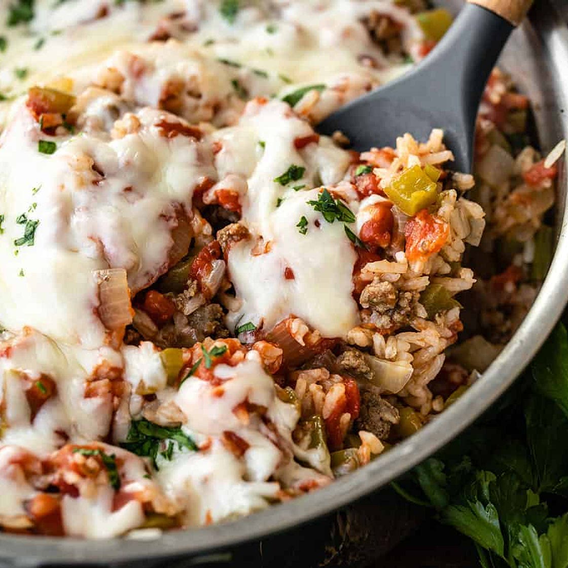 Unstuffed Bell Peppers