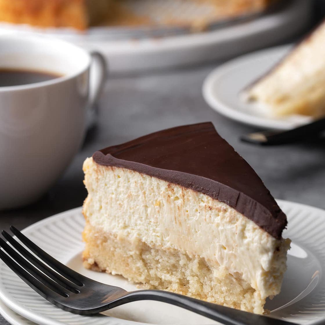 Boston Cream Pie Cheesecake