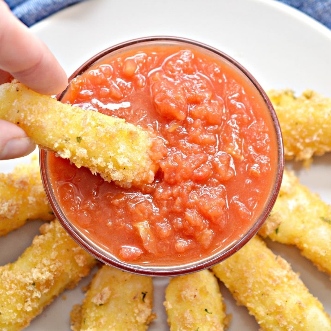 Air Fryer Keto Mozzarella Sticks