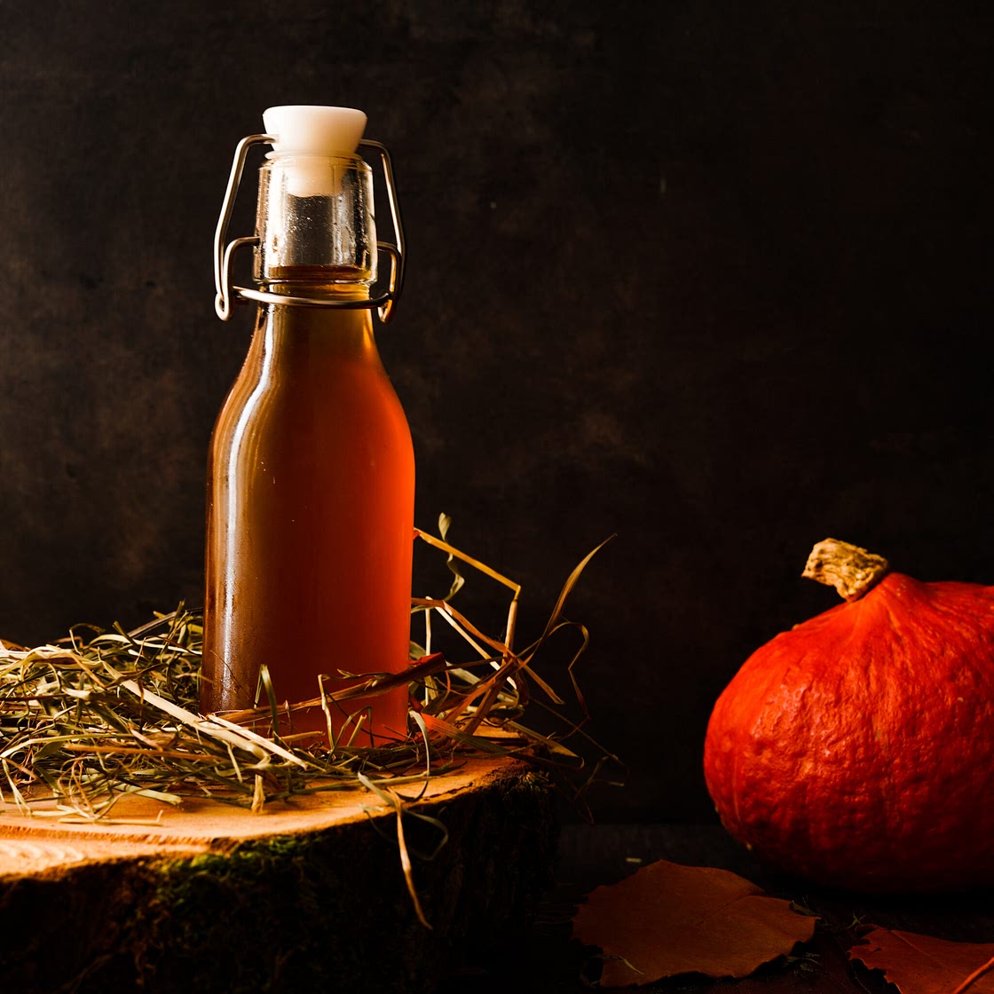 Fresh Pumpkin Juice Simple Syrup