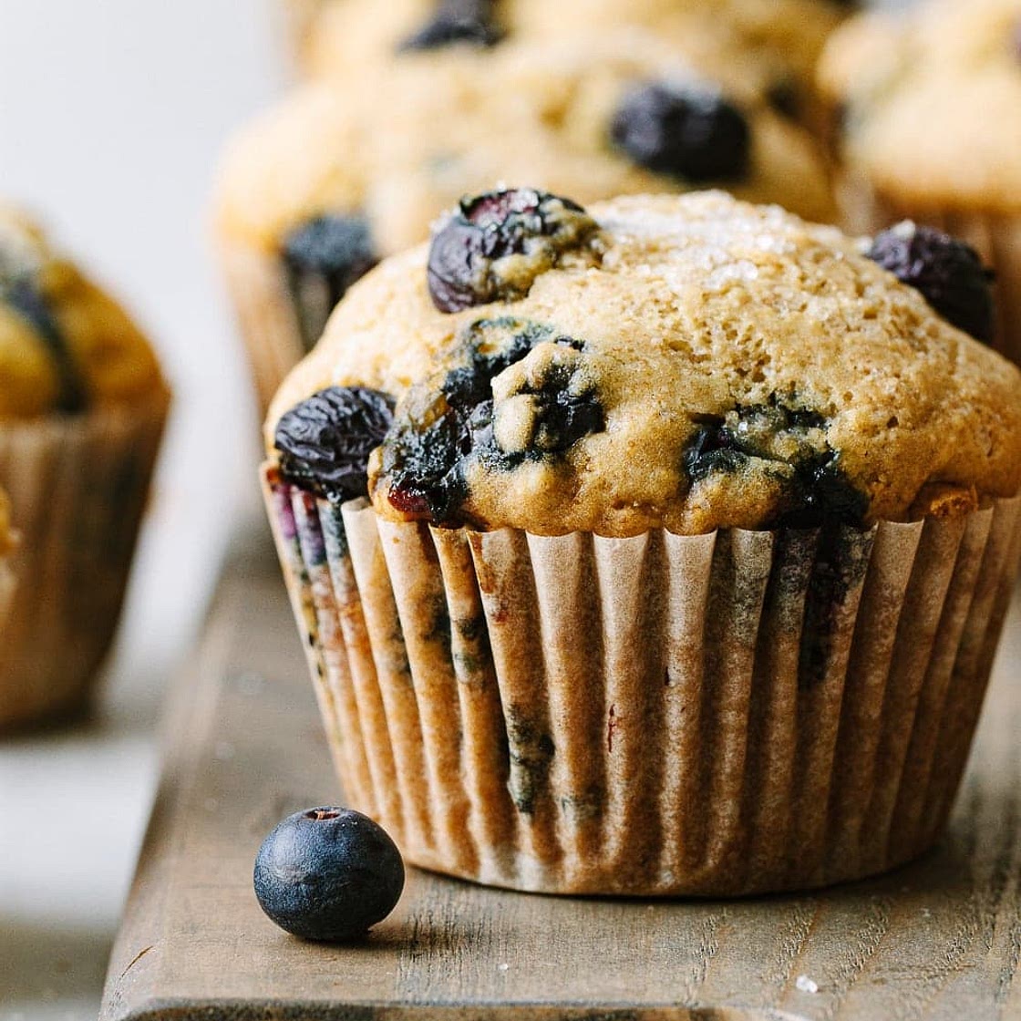 VEGAN BLUEBERRY MUFFINS