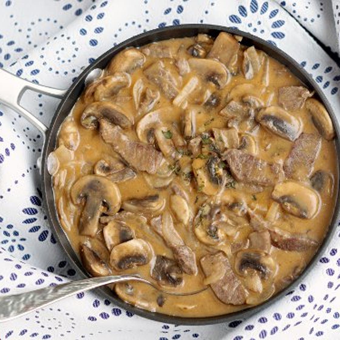 Traditional Beef Stroganoff