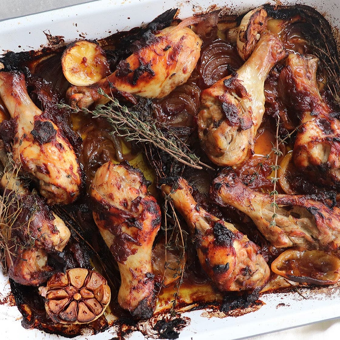Haroset Chicken with Thyme Recipe
