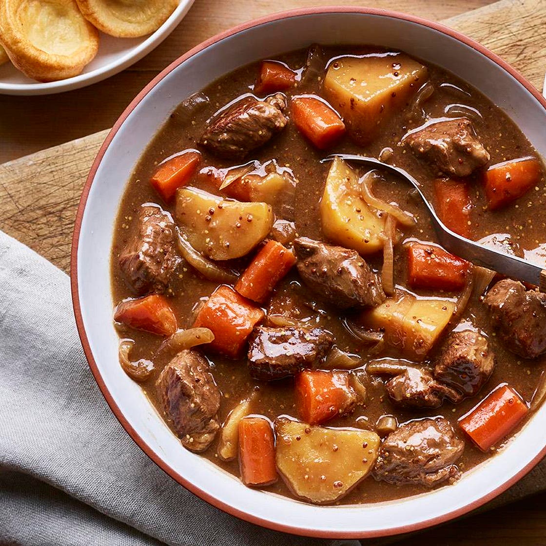 Slow cooker roast beef stew