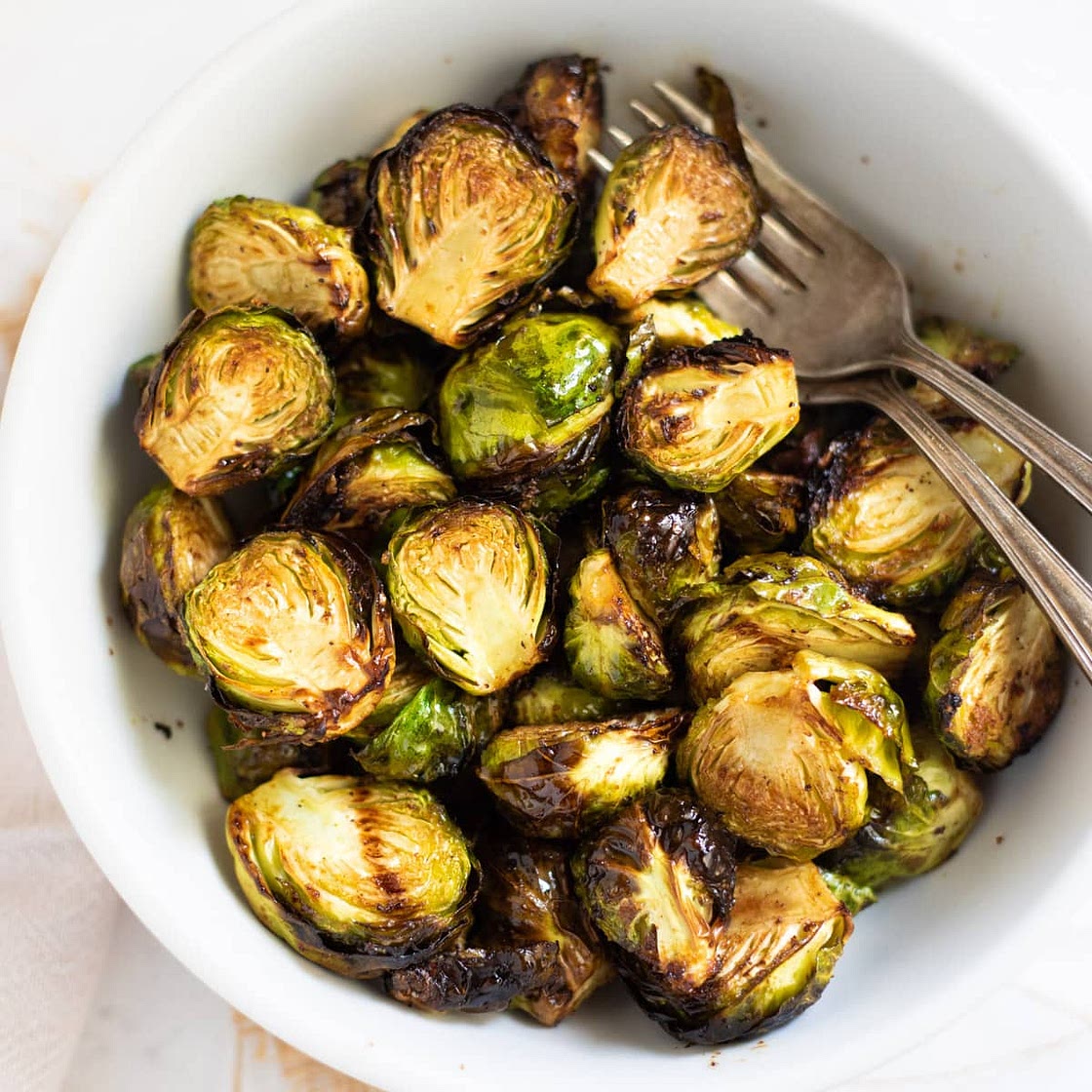 Crispy Air Fryer Brussels Sprouts