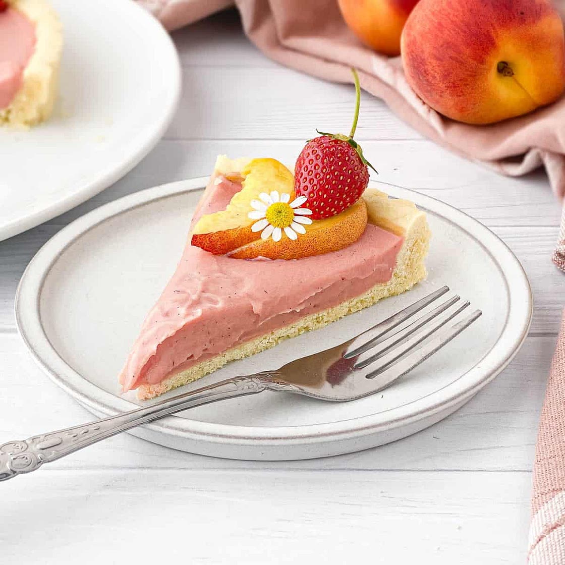Strawberry Peach Tart