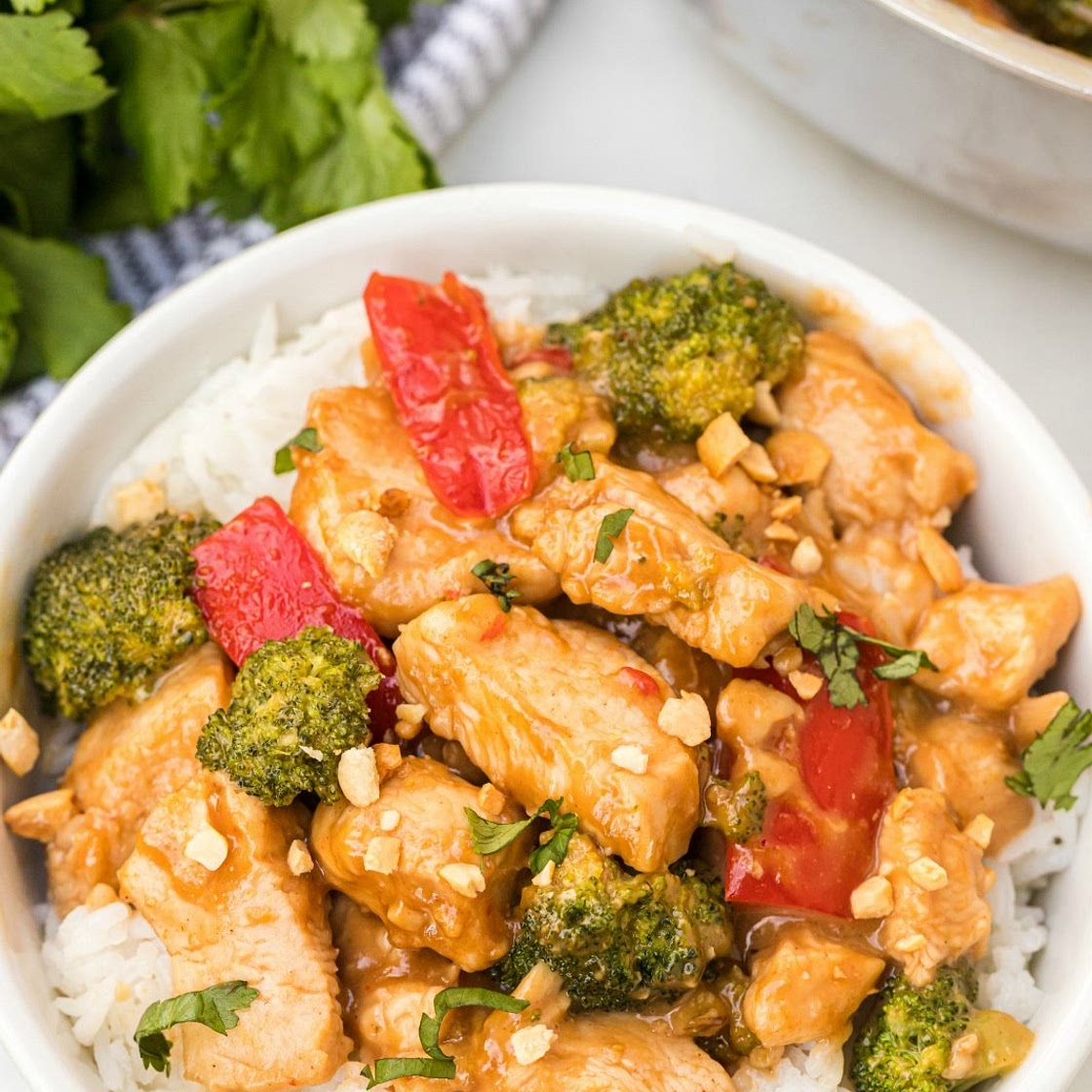 Easy Thai Peanut Chicken