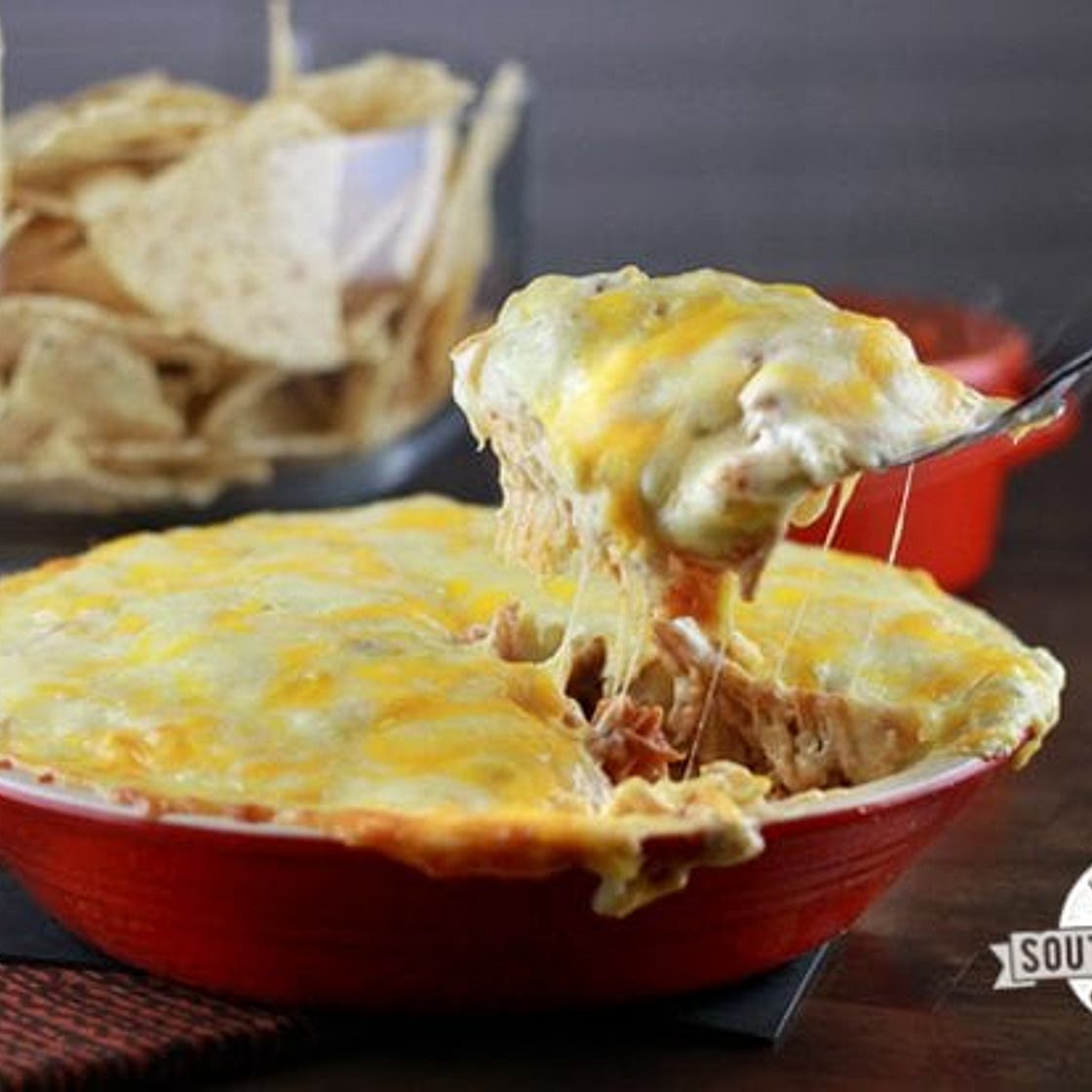 Sour Cream Chicken Enchilada Pie