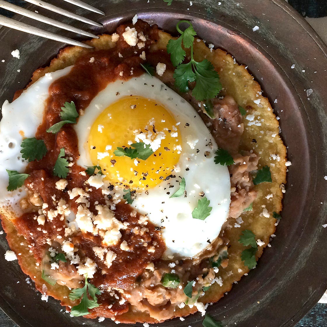 Fire Roasted Tomato Huevos Rancheros