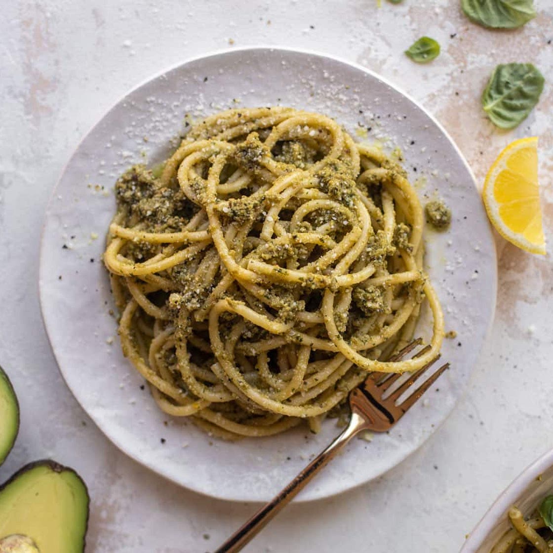 Avocado Pesto Pasta