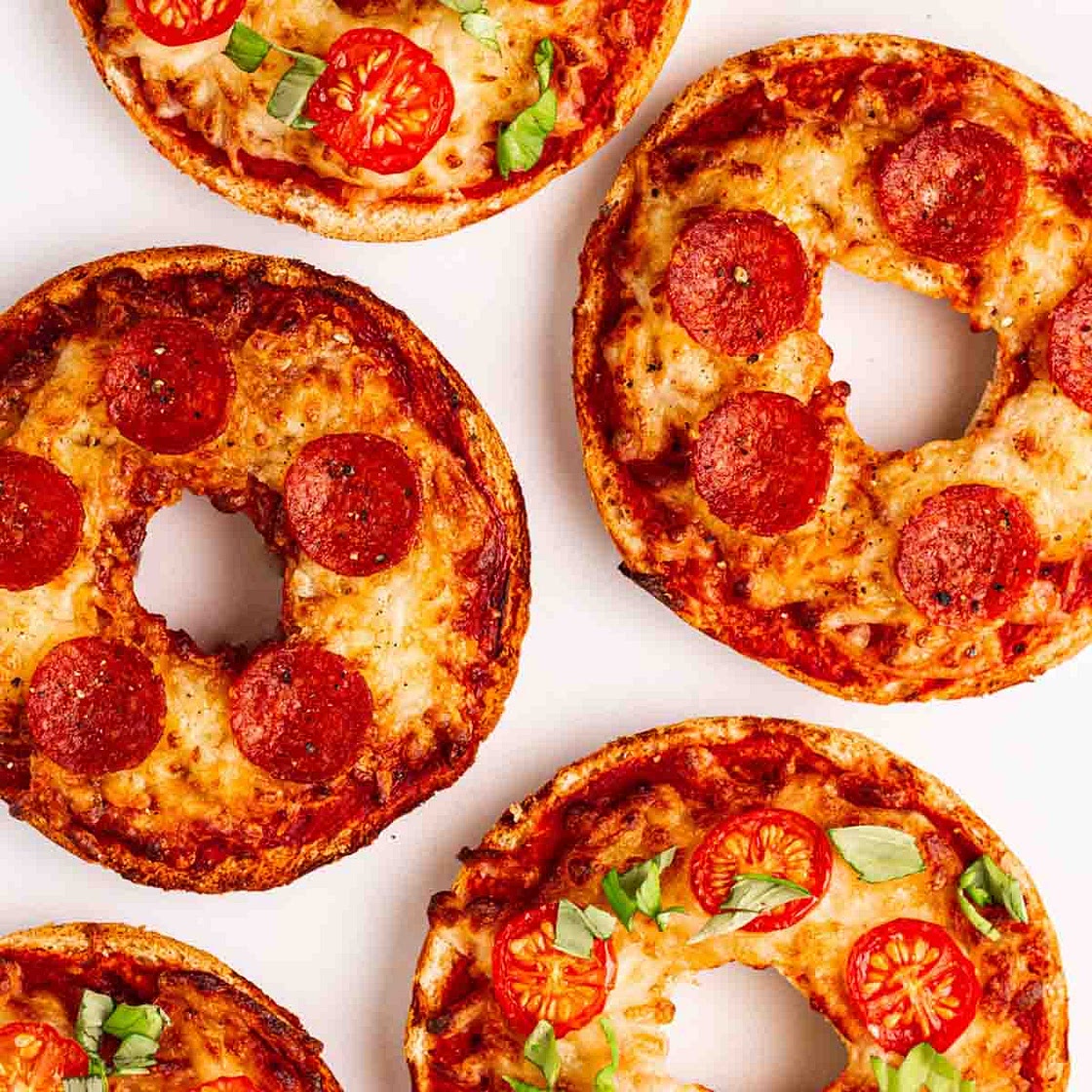 Easy Pizza Bagels {Oven, Grill & Air Fryer}