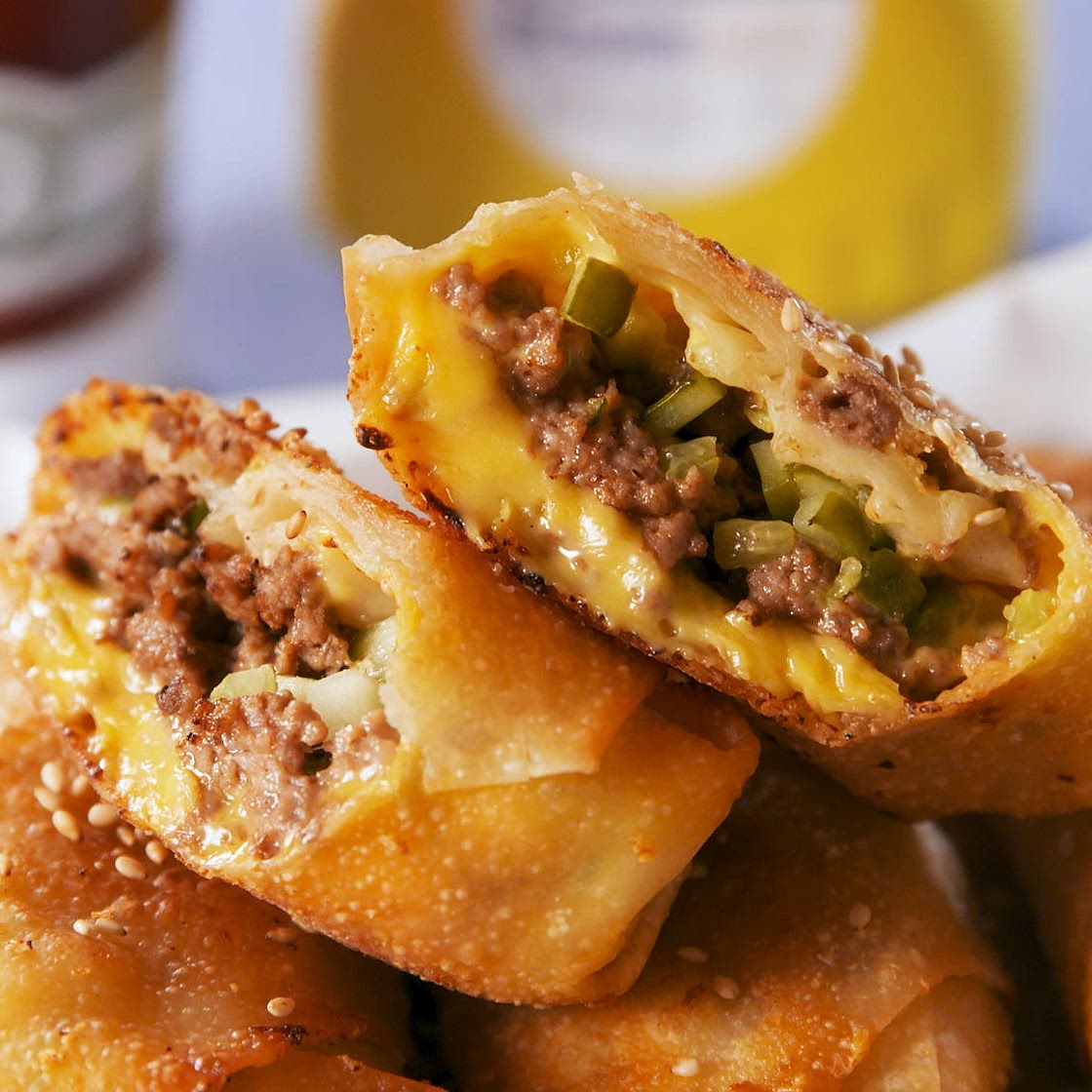 Big Mac Egg Rolls