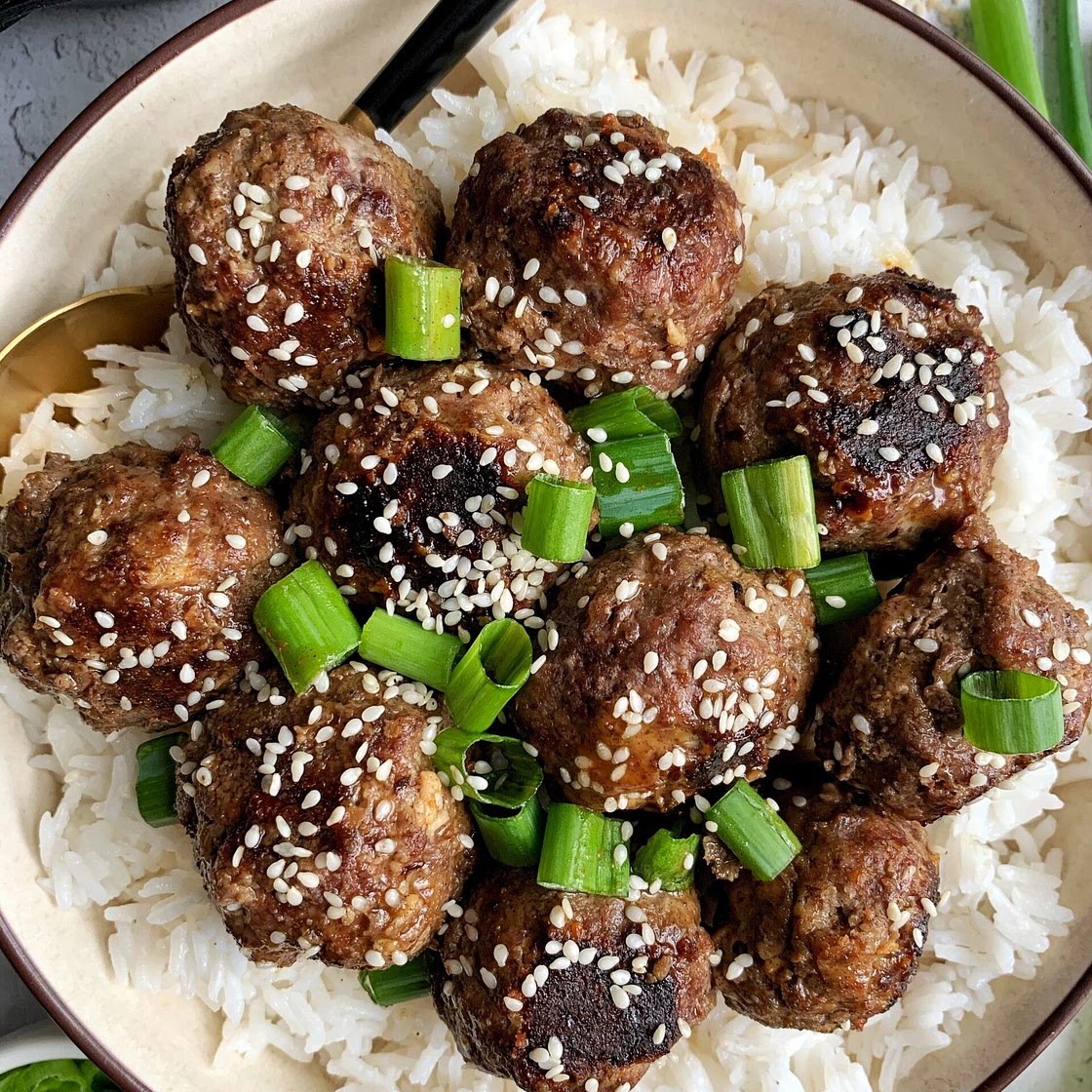 20-minute Healthy Teriyaki Meatballs