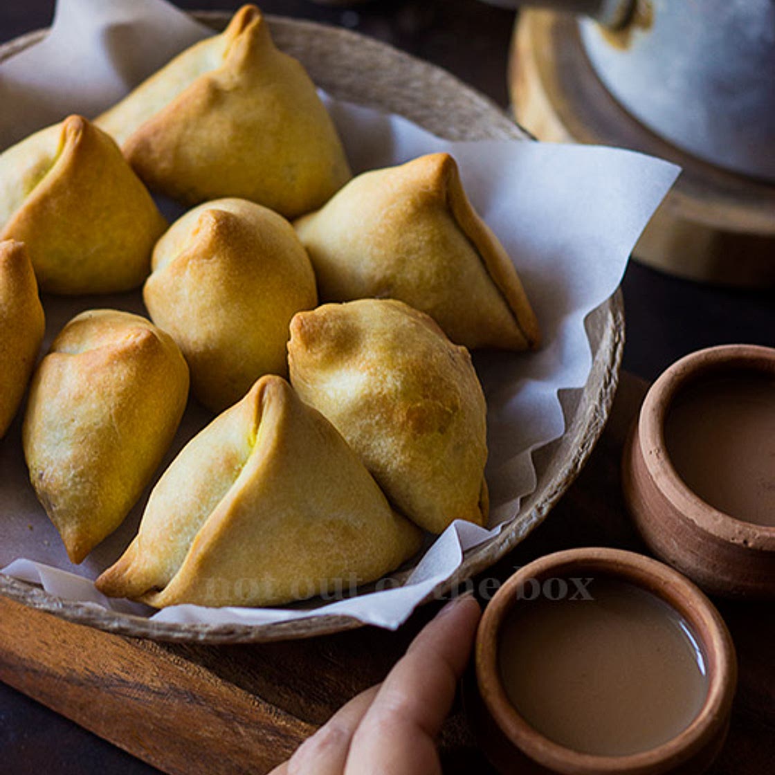 Potato Cauliflower Samosa/Aloo Phulkopir Singara