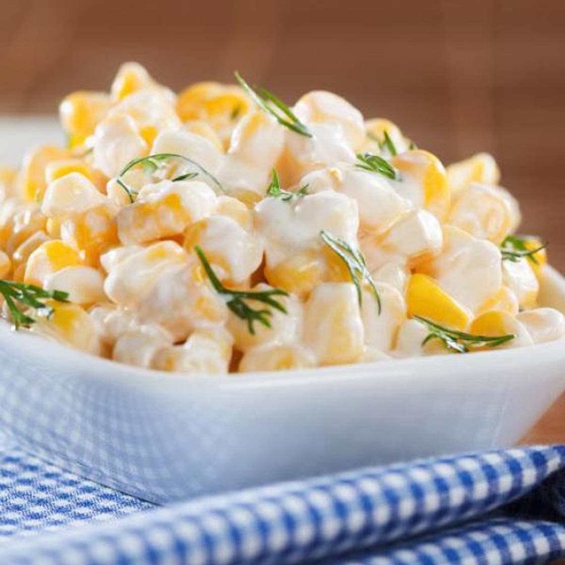 Receita de Salada de maionese com milho