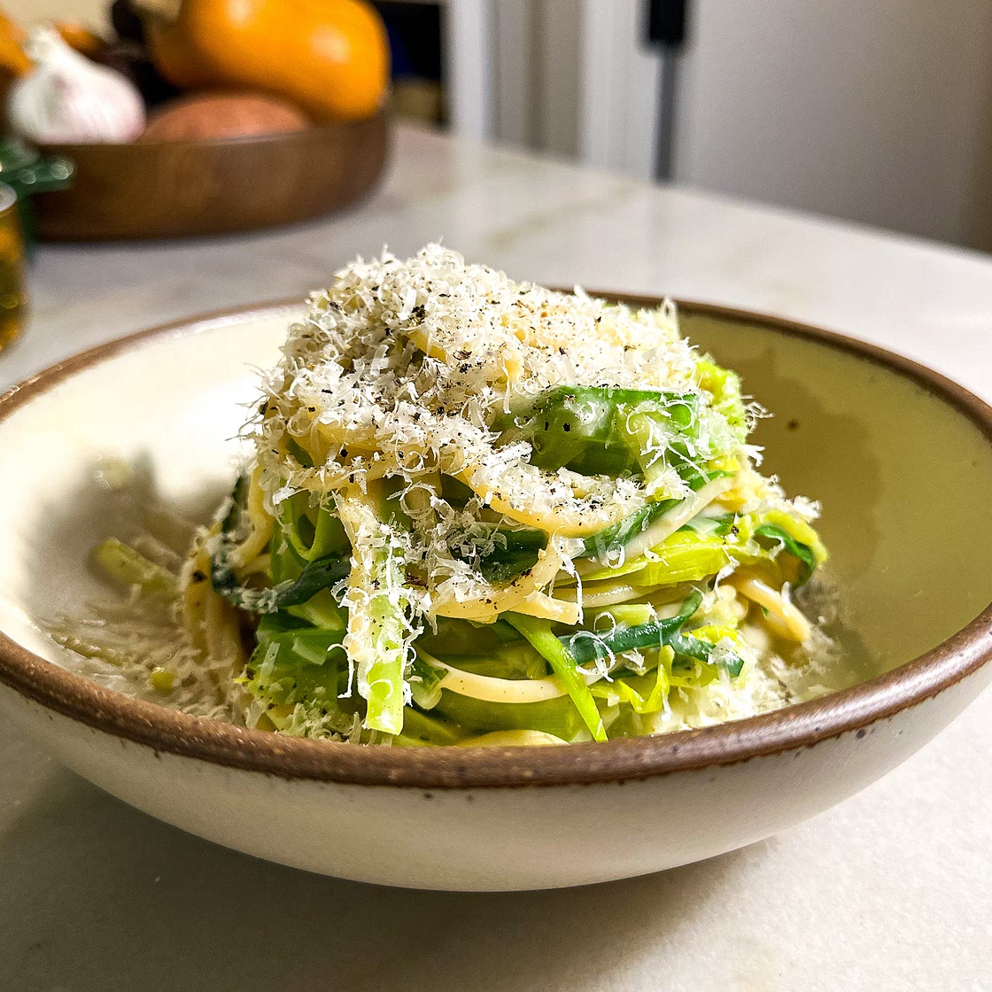 Caramelized Leek Pasta
