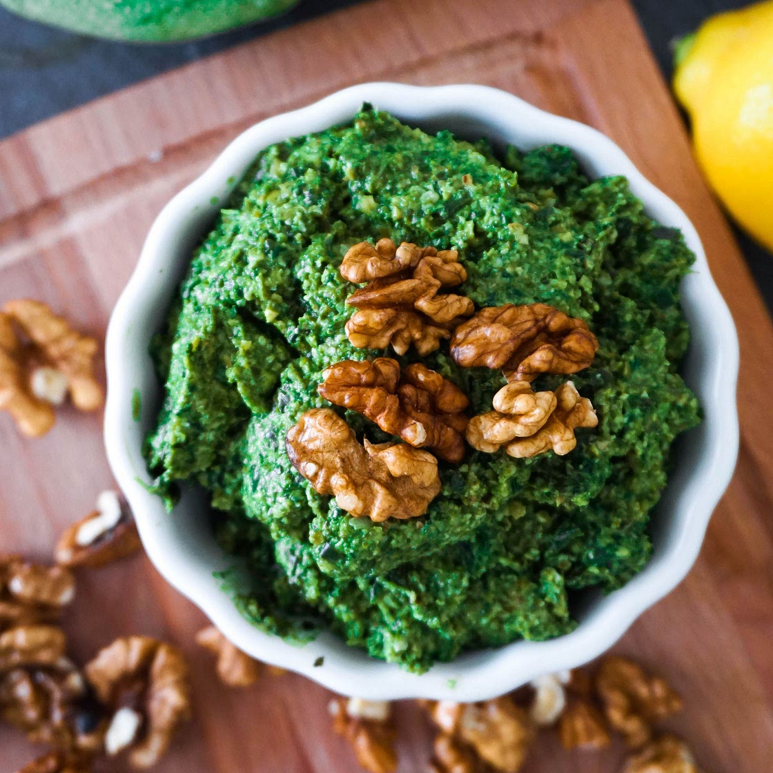 Epic Walnut Kale Pesto Recipe