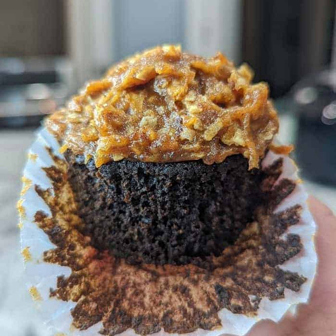 AIP Frosting for German "Chocolate" Cupcakes (Paleo, AIP)