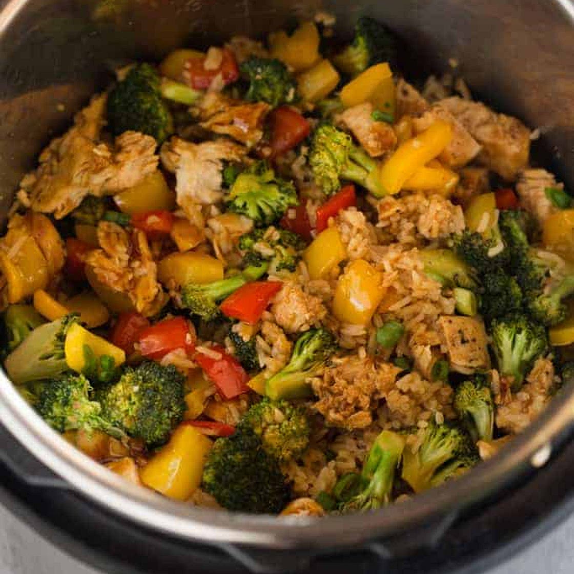 Instant Pot Chicken Teriyaki Bowls