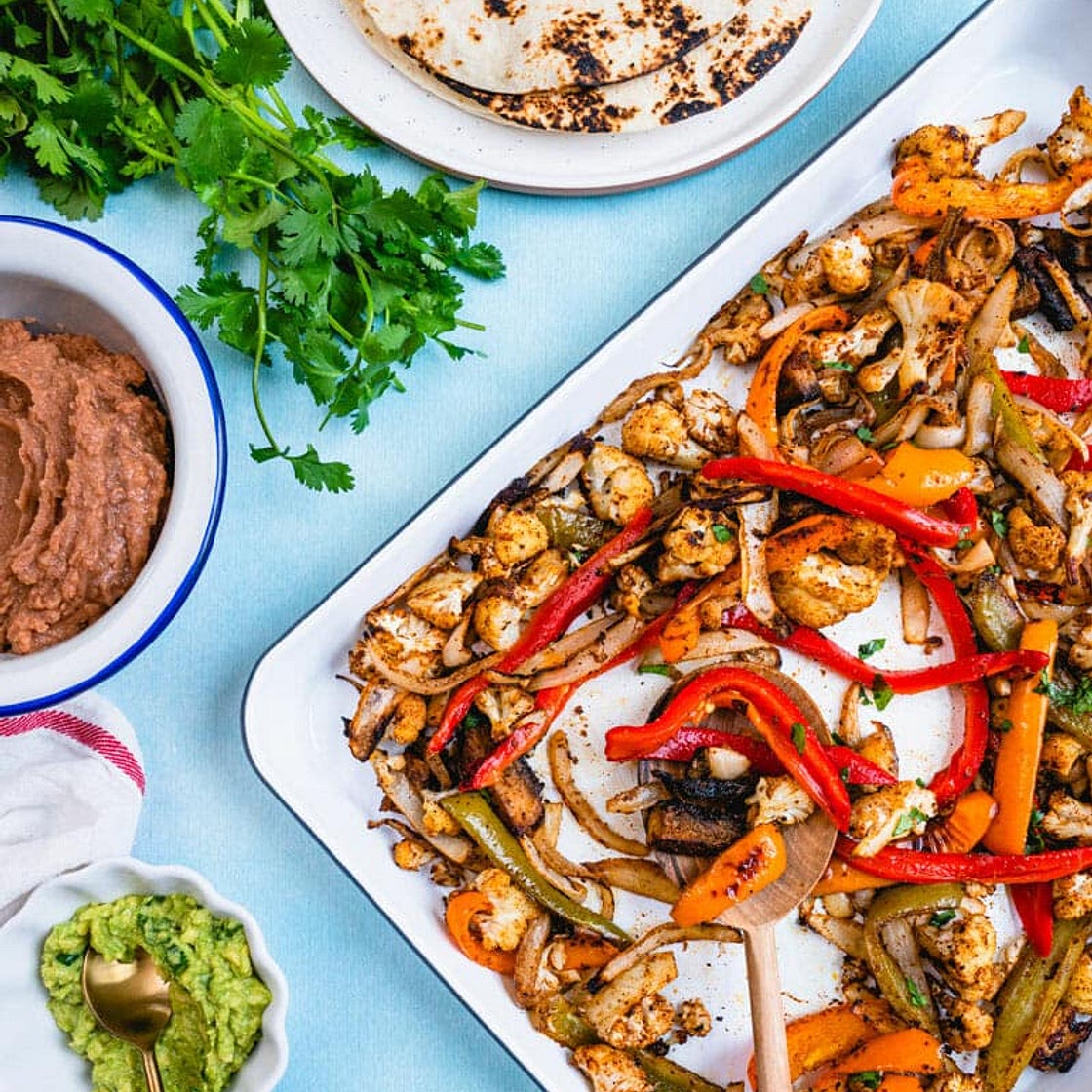 Vegan Fajitas (on a Sheet Pan!)