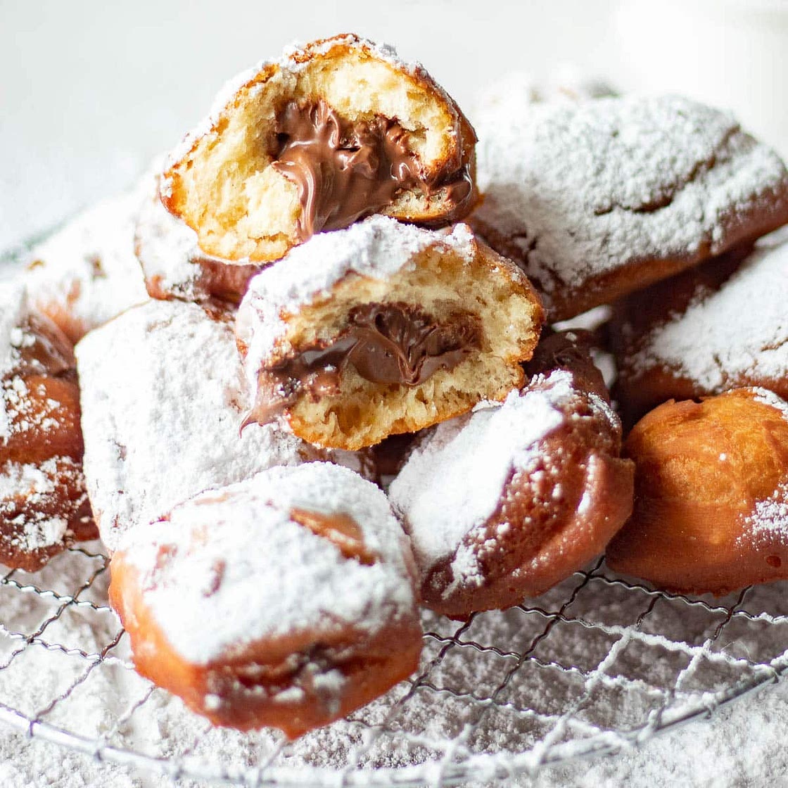 Chocolate Beignets - New Orleans Style Filled Treats