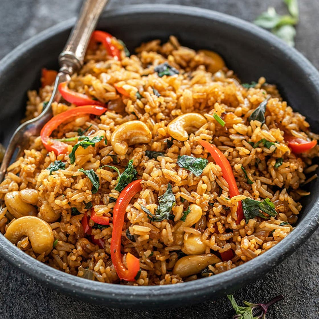 Instant Pot Thai Basil Fried Rice