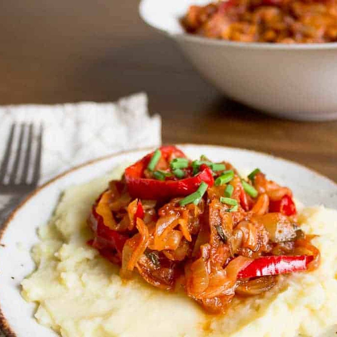 Sauteed cabbage with peppers, or the one dish to get right
