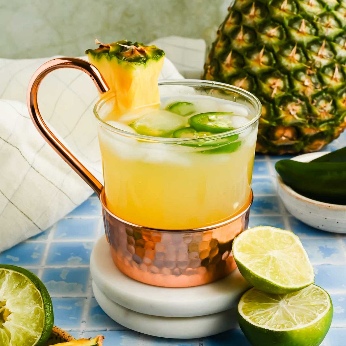 Pineapple Moscow Mule