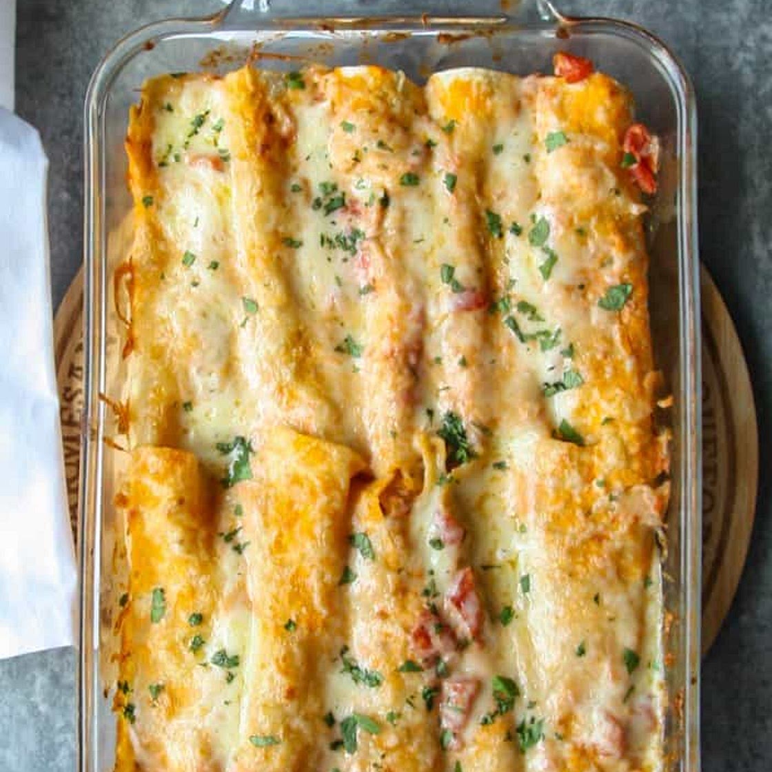 Seafood Enchiladas
