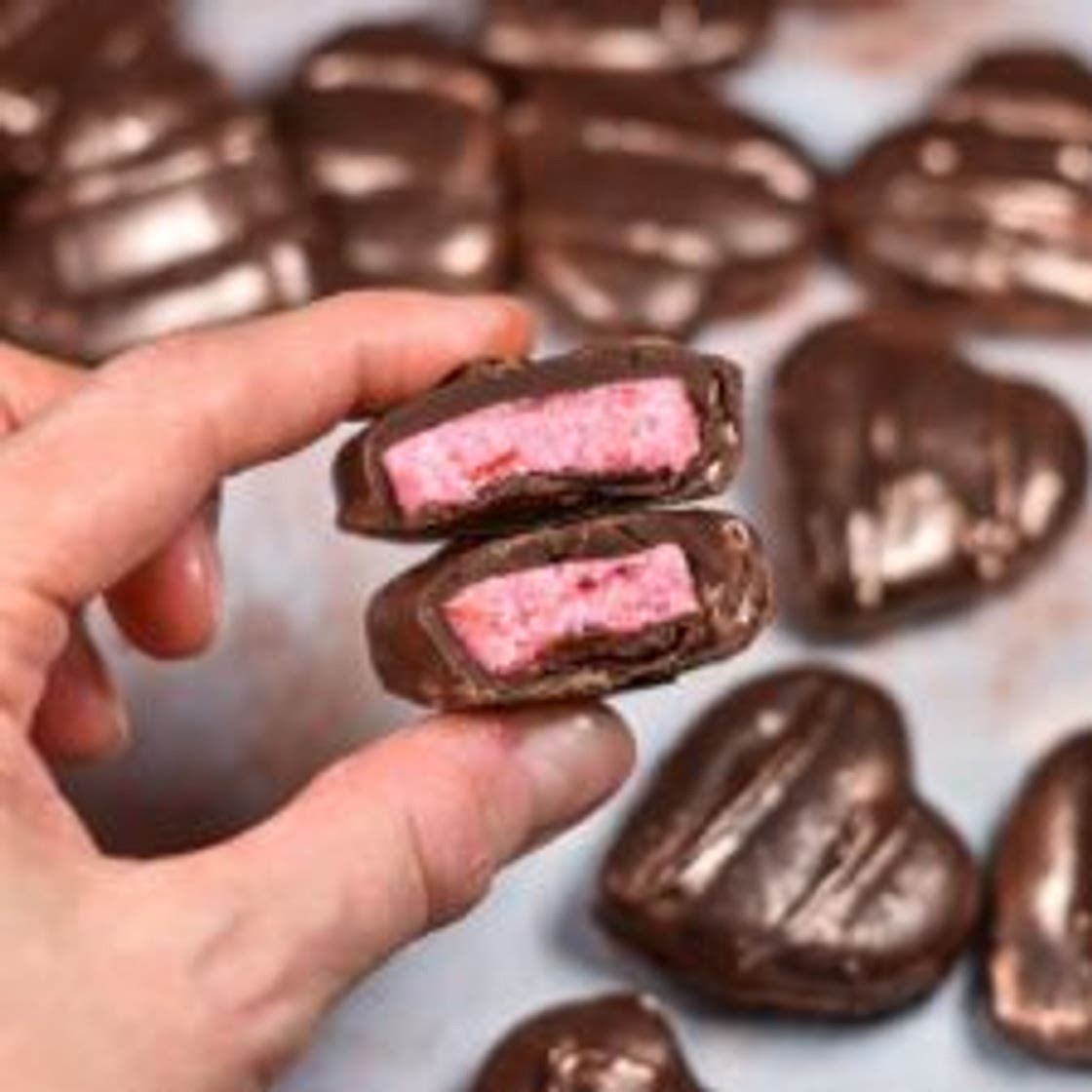 Strawberry Peppermint Patties