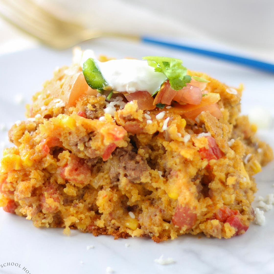 Cowboy Cornbread Casserole