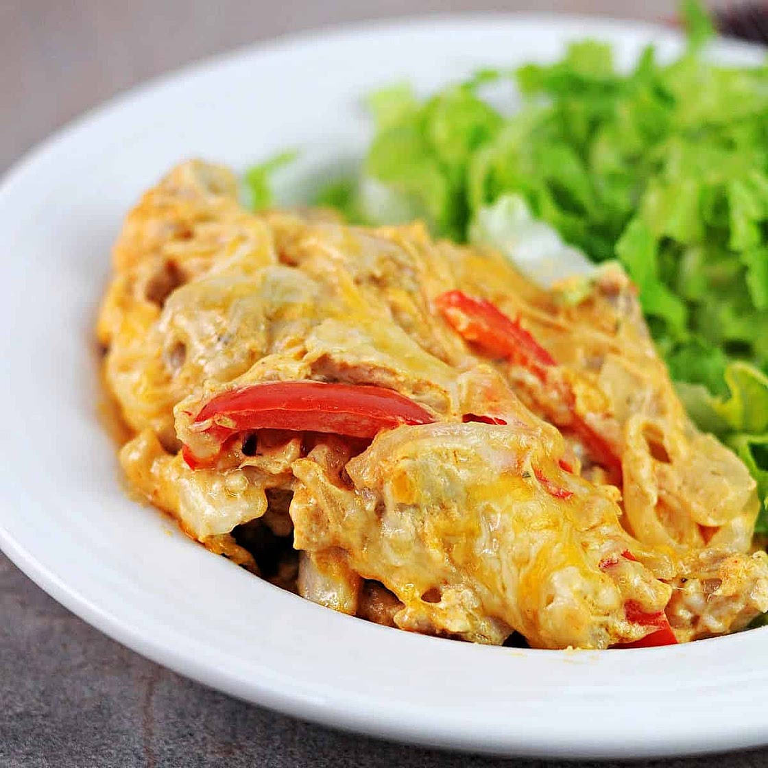 Chicken Fajita Casserole