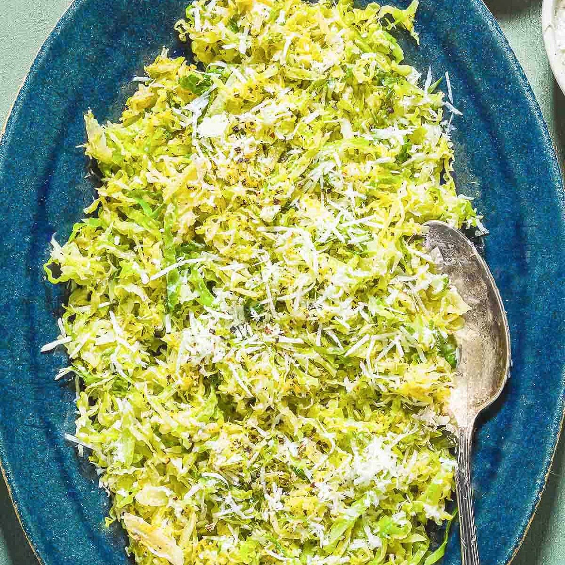 Cacio e Pepe Sautéed Cabbage