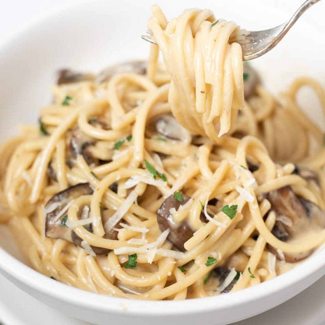 Creamy Mushroom Pasta in Instant Pot