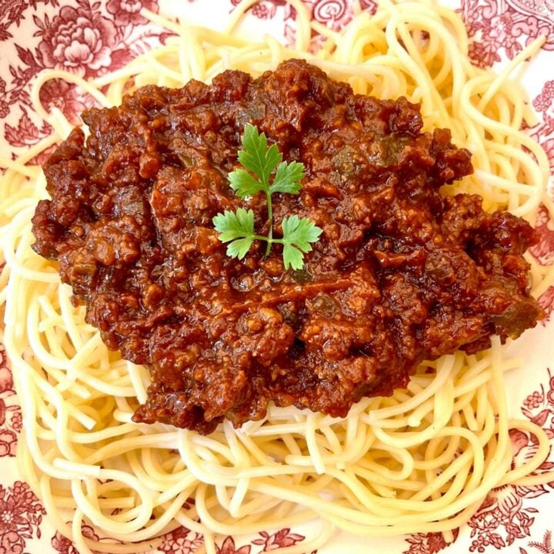 THE BEST BBQ Spaghetti
