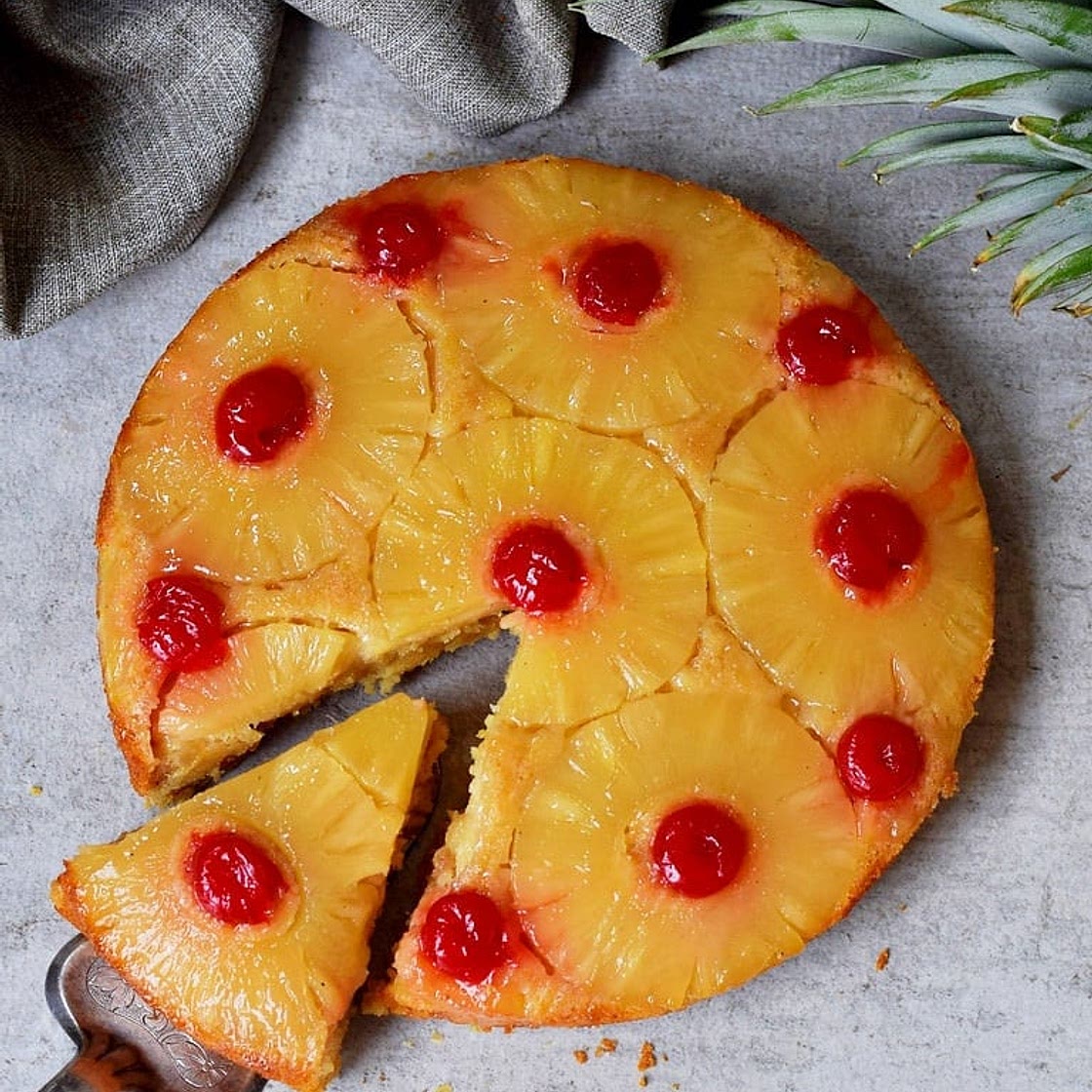 Vegan Pineapple Upside Down Cake