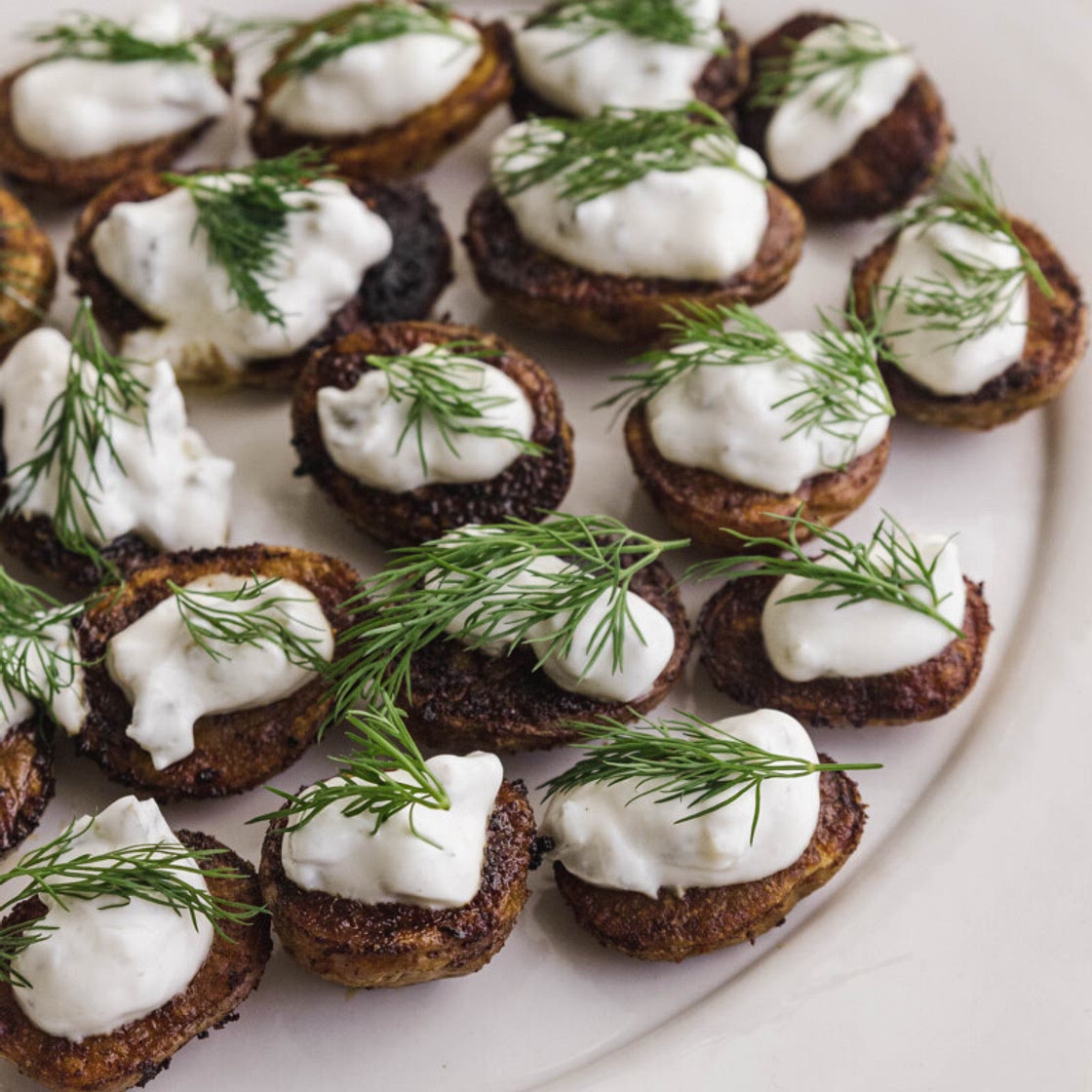 Spicy Dill Pickle Potato Bites