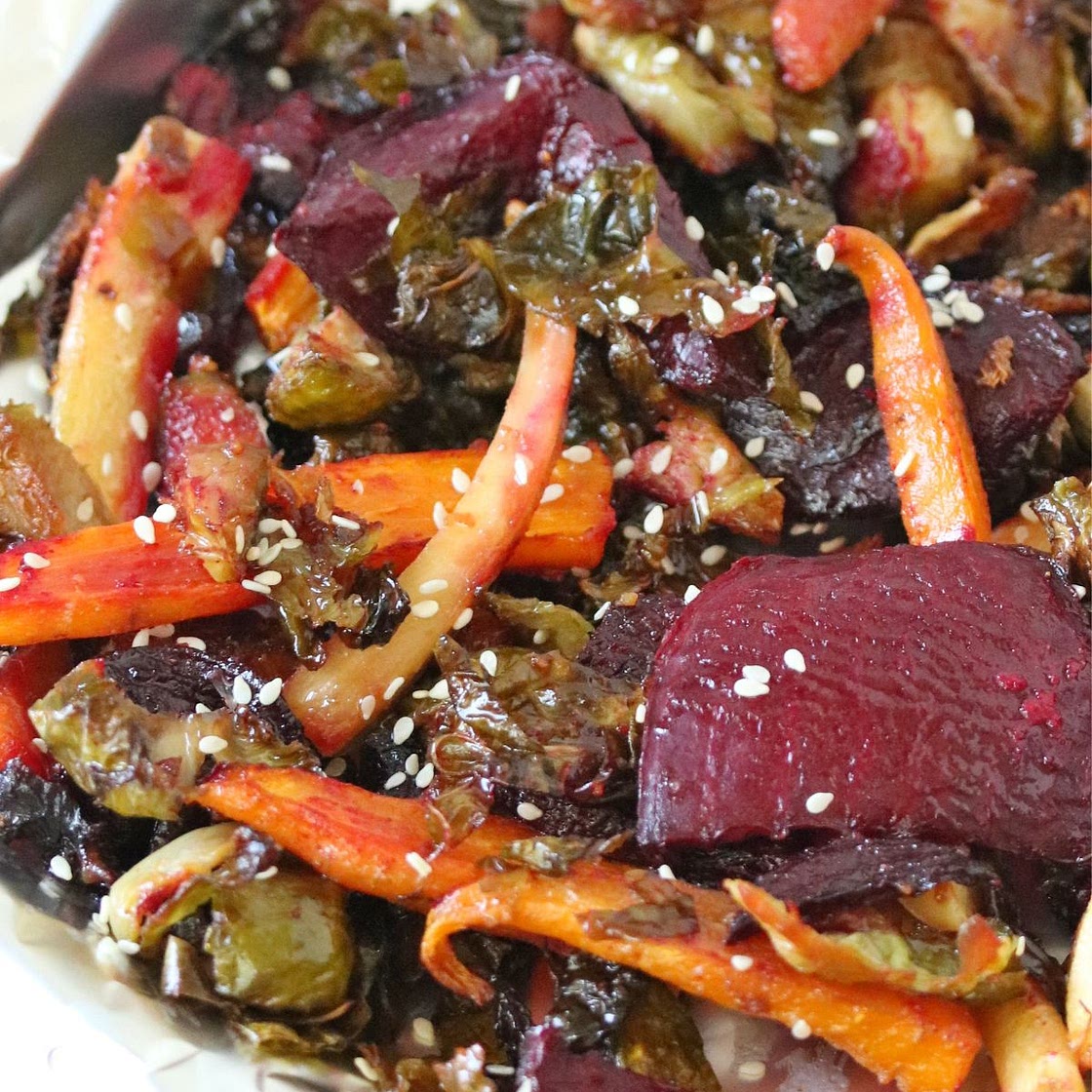 Paleo Roasted Root Vegetables