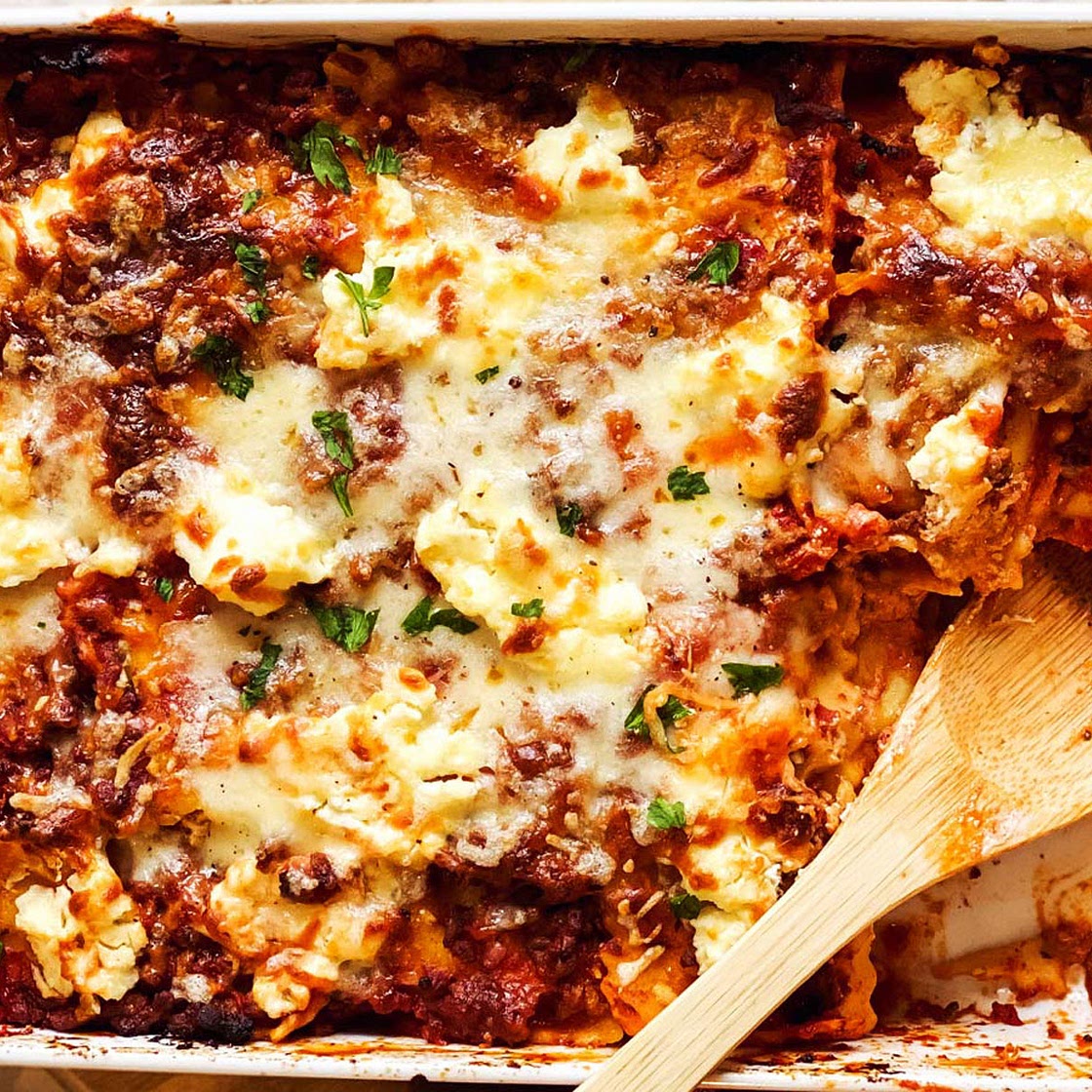 Lazy Lasagna with Ravioli