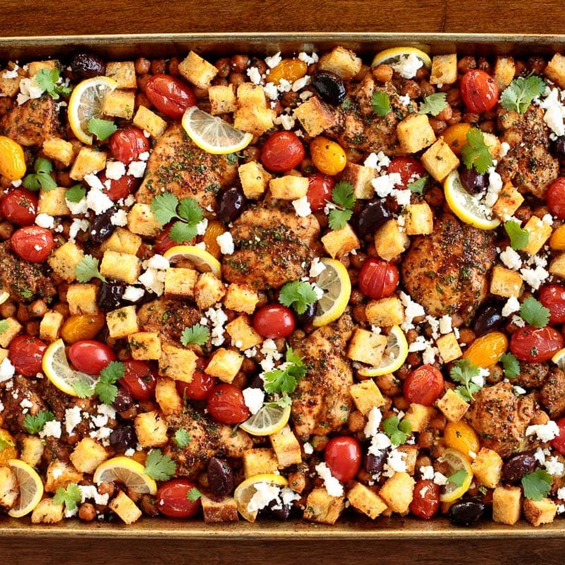 Mediterranean Sheet Pan Chicken
