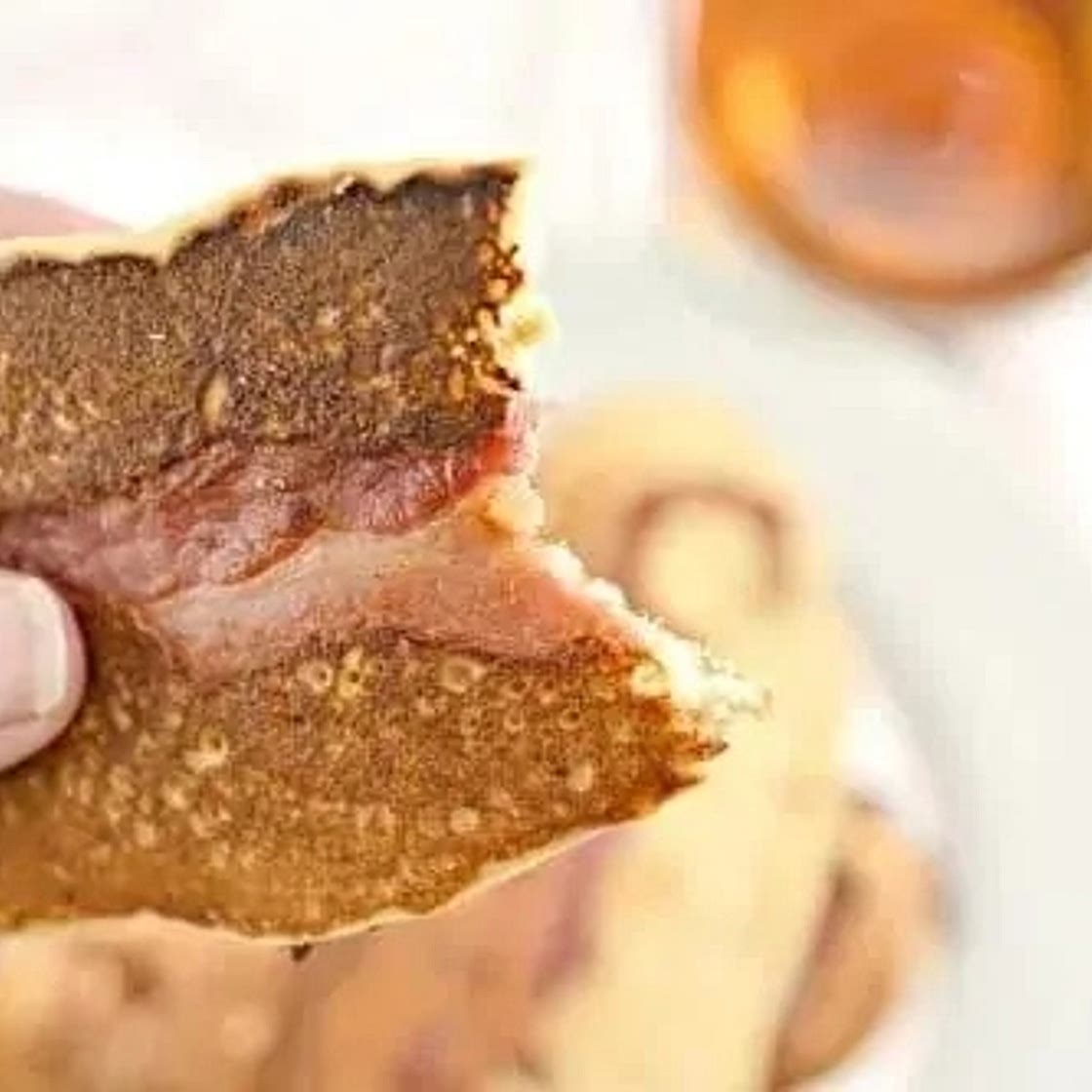 Keto Bacon Stuffed Pancake Strips