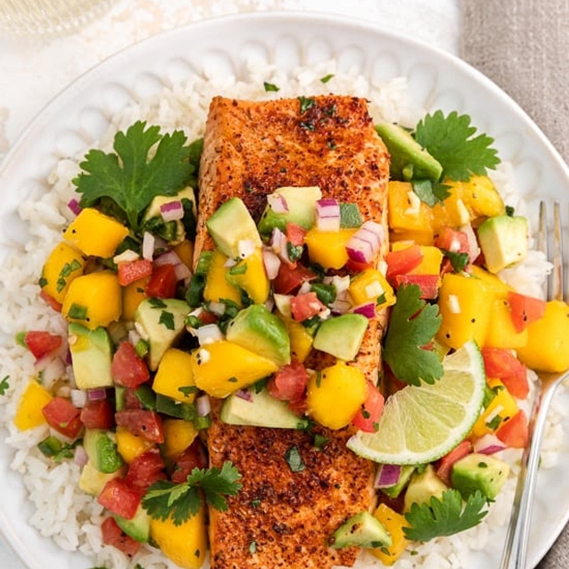 Chili-Lime Air Fryer Salmon