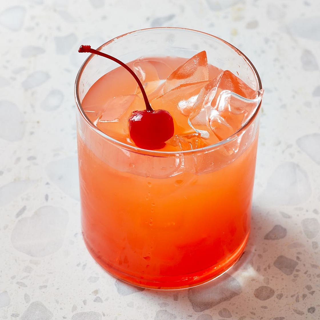 Pineapple Upside-Down Cake in a Glass