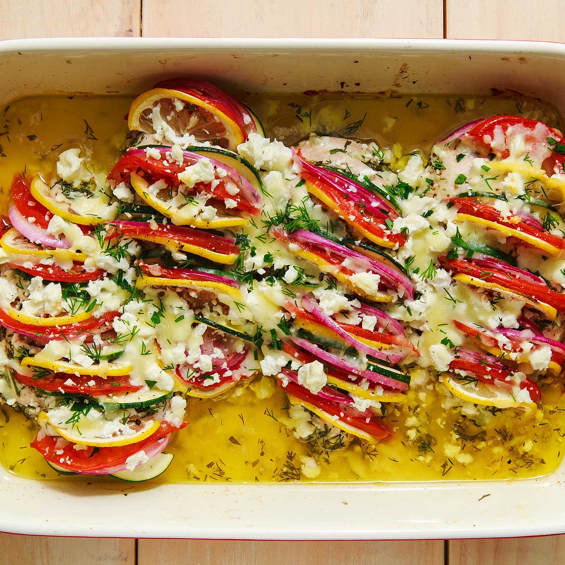 Greek Stuffed Chicken