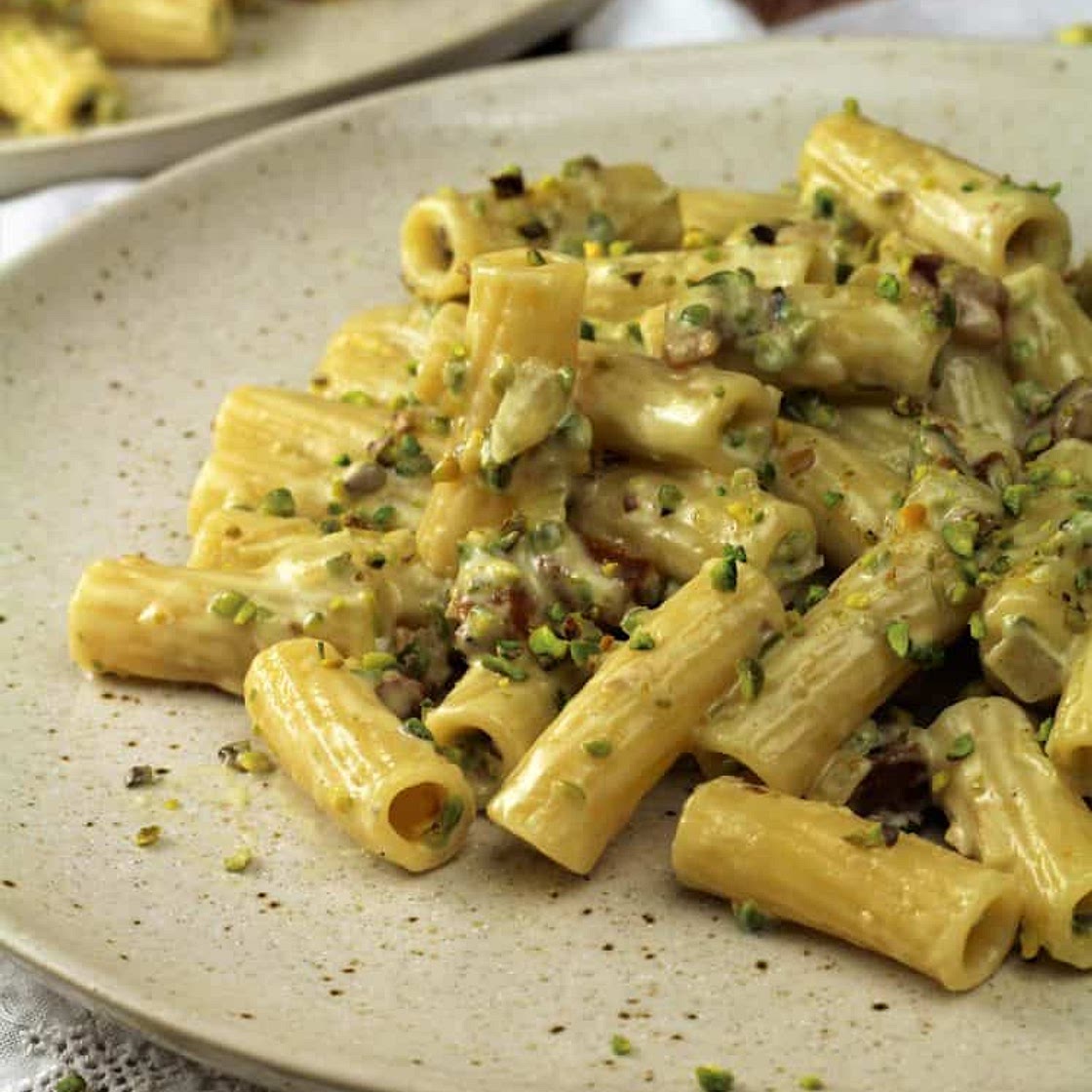 Sicilian Pasta with Creamy Pistachio Sauce