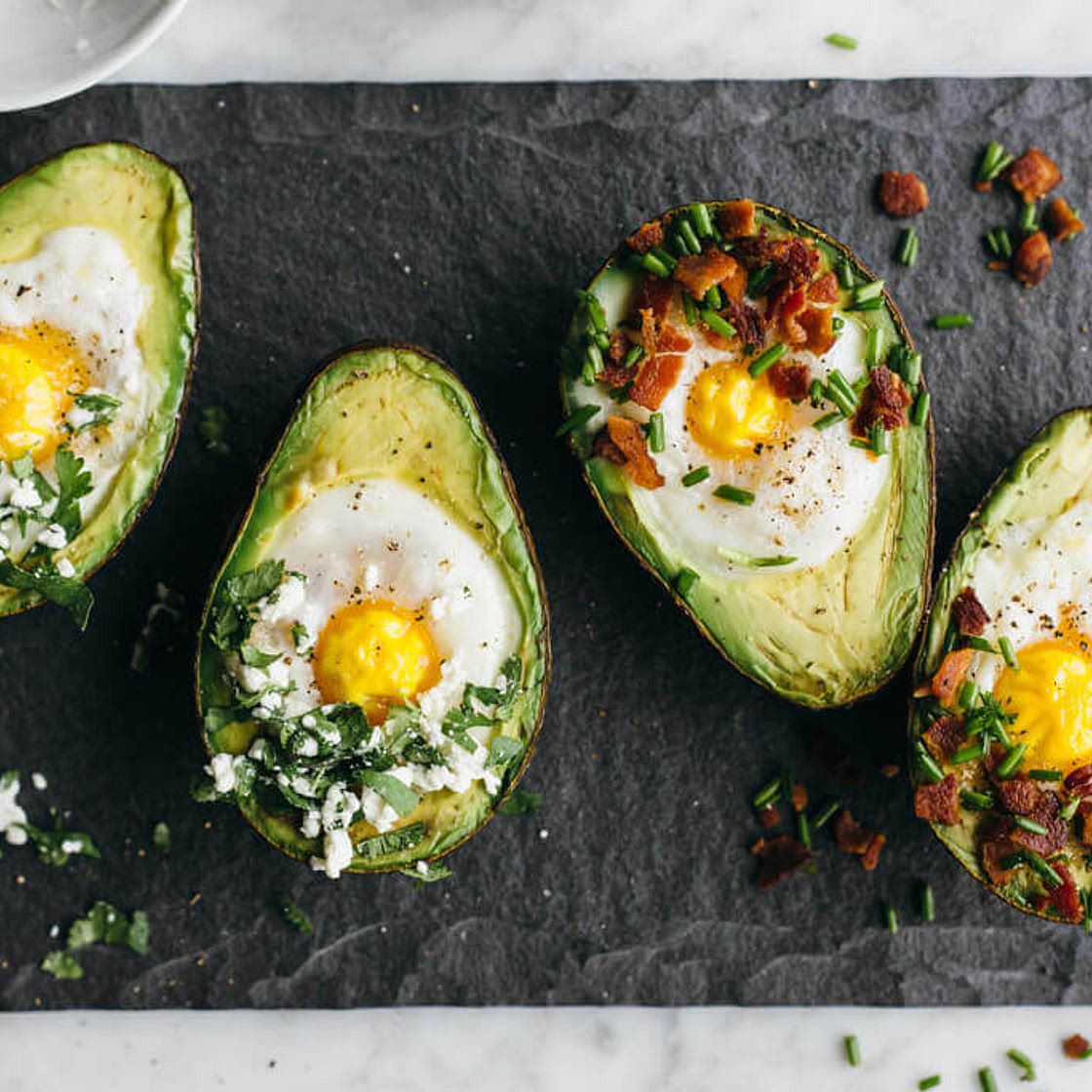Baked Eggs in Avocado