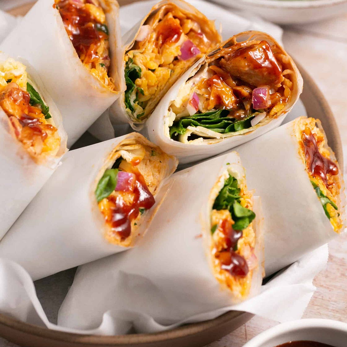 10-Minute BBQ Chicken Wrap