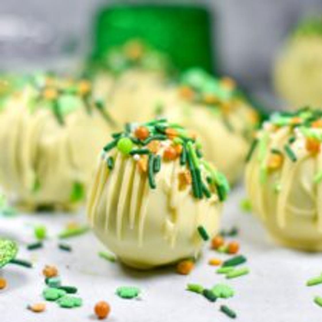 Green Cake Balls