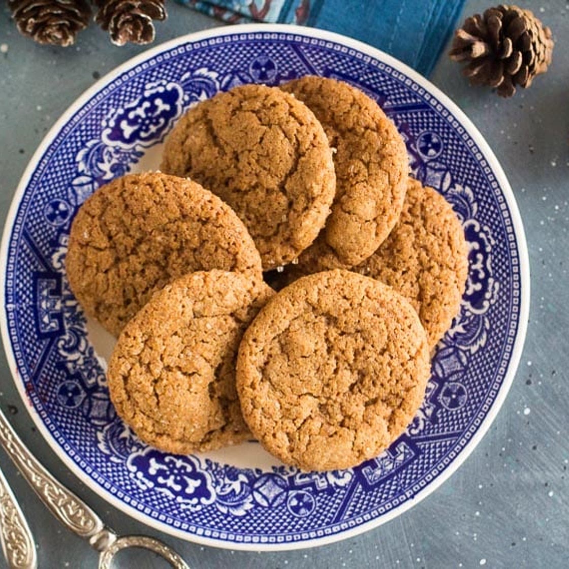 Low FODMAP Gingersnap Cookies
